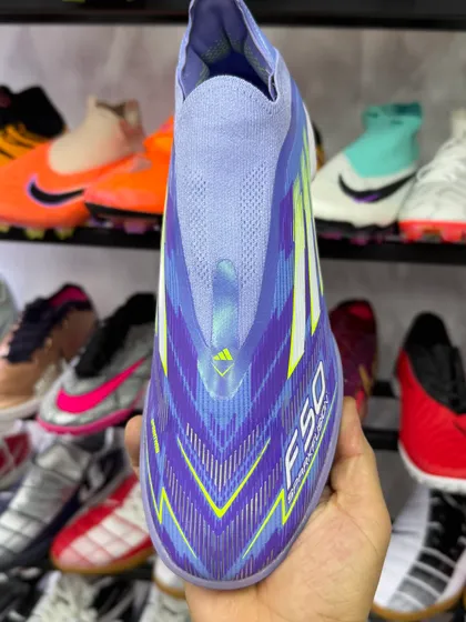 Adidas F50 Morado / Lavanda con lima